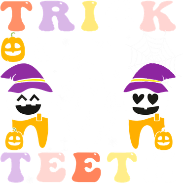 Trick Or Teeth Dental Assistant Dentist Halloween Costumes Gift Women's Sweatshirt