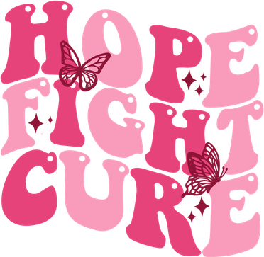 Hope Fight Cure Breast Cancer Butterfly Awareness Hat