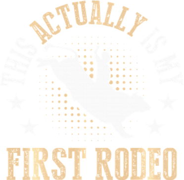 Bull Riding Western Cowboy This Actually Is My First Rodeo Women's Hoodie