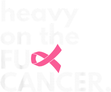 Heavy On The Fuck Cancer Survivor Breast Cancer Awareness Kids T-Shirt
