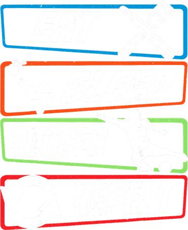 Eat Sleep Soccer Repeat Vintage Funny Retro Soccer T-Shirt