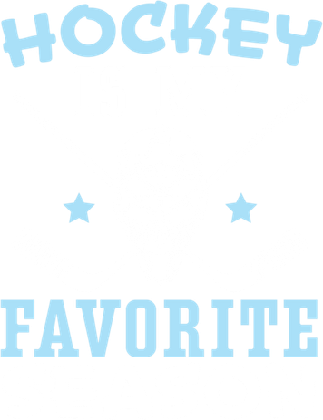 Hockey Is My Favorite Season Ice Hockey Player Coach Gift Vector Backpack