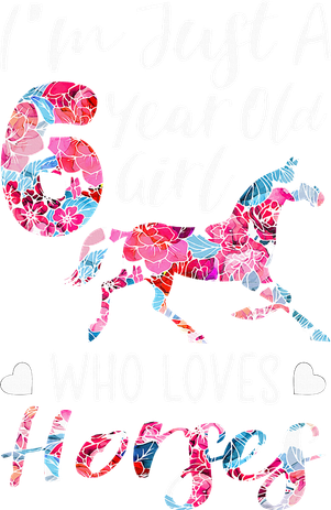 6th birthday for horse lover Just A 6 years old Hat