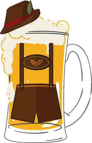 German Beer Bier Stein Funny Beer Fall Festival Beer Drinker Women's Sweatshirt