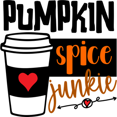 Pumpkin Spice Junkie Coffee Lover Heart Hat