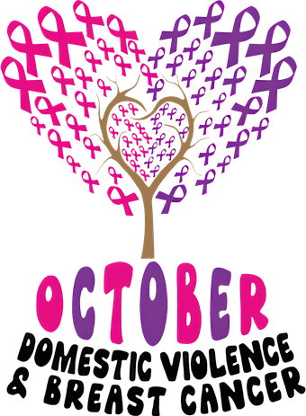 October Breast Cancer Domestic Violence Breast Cancer Women's Tank Top