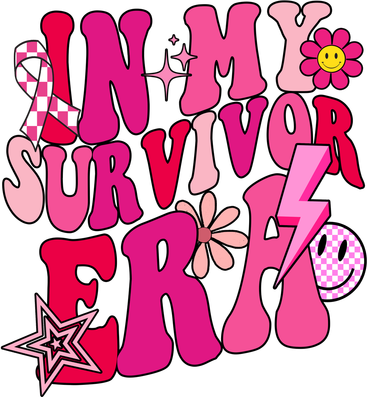 In My Survivor Era Breast Cancer Awareness Button