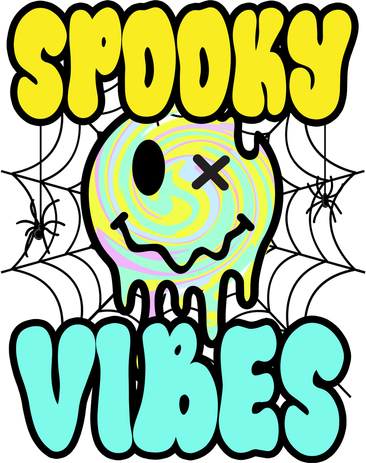 Spooky Vibes Smile Face Halloween Tumbler