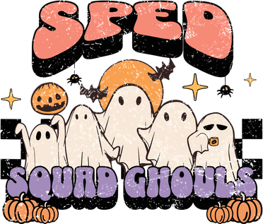 Sped Squad Ghoul Special Education Teacher Halloween Costume Golf Towel