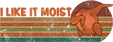 Vintage I Like It Moist Funny Thanksgiving Costume Turkey Meaningful Gift Santa Hat