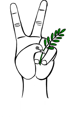 West Bank Middle East Peace Dove Olive Branch Free Palestine Gift Tote Bag