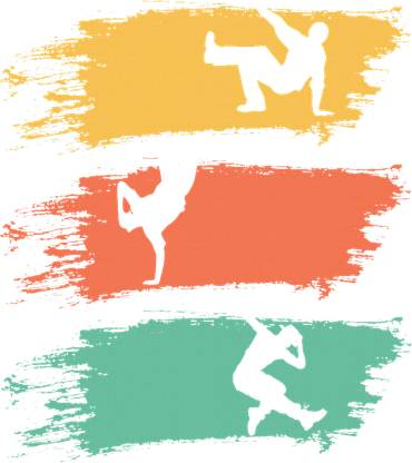Vintage Breakdancing Design For Breakdance Dancer Baby Bodysuit