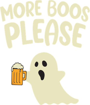 More Boos Please Cute Funny Halloween Ghost Party Toddler Hoodie