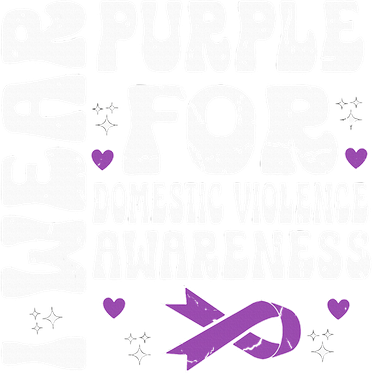 I Wear Purple Domestic Violence Awareness Toddler T-Shirt