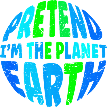 Pretend I'm The Earth Funny Lazy Matching Halloween Costume Ornament