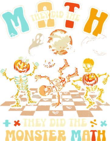 Skeleton Dancing They Did The Math They Did The Monster Math Mousepad