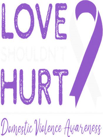 Love Shouldn't Hurt Wear Purple Domestic Violence Awareness Hoodie
