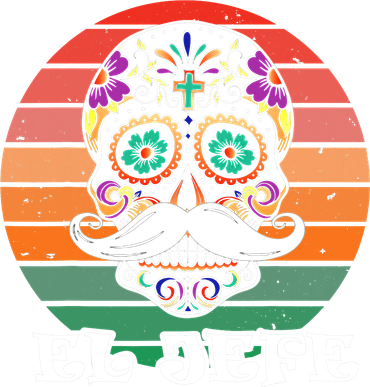 Mexican Dia De Los Muertos Day Of The Dead El Jefe Kids Sweatshirt