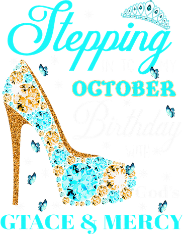 My October Birthday With God's Grace And Mercy Baby Bodysuit