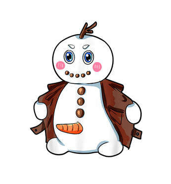 Flashing Snowman Funny Winter Carrot Doddie Hoodie