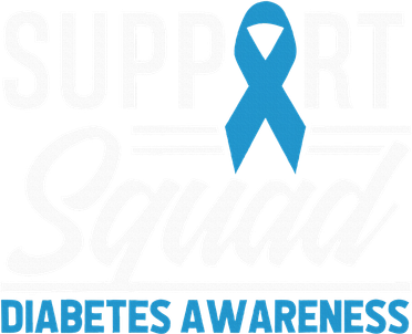 T1D T2D Warrior Support Squad Diabetes Awareness Kids T-Shirt