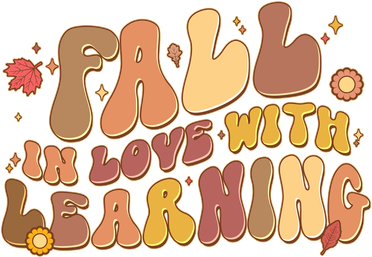 Cute Retro Fall In Love With Learning Button