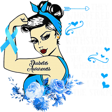 Diabetes Awareness Month Powerful Warrior Toddler T-Shirt