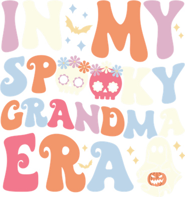 In My Spooky Grandma Era Halloween Groovy Witchy Grandma Meaningful Gift Women's Tank Top