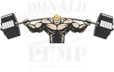 Donald Pump Trump Make America Strong Again Funny Doddie Hoodie