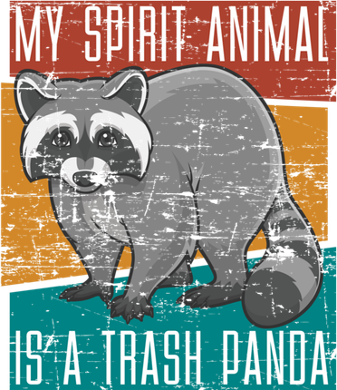 Trash Panda Zoo Keeper Gift Spirit Animal Racoon Cool Gift Kids T-Shirt