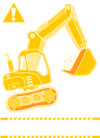 IM 6 And Digging It 6th Birthday Boy Construction Kids Hoodie