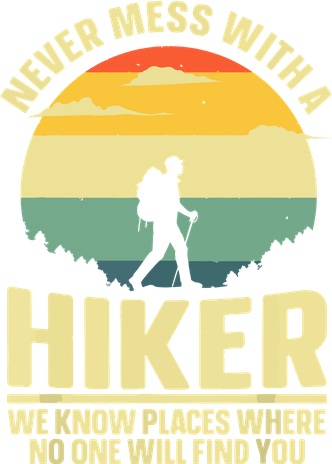 Vintage Hiking For Outdoor Hike Gear Hiker Hiking Gift Tote Bag