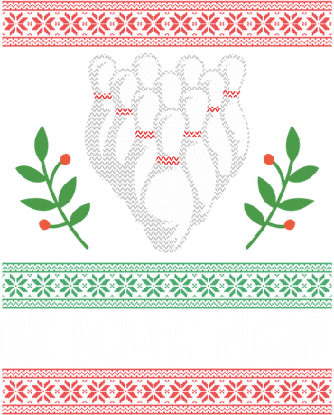 Oh Bowly Night Ugly Christmas Bowling Party Xmas Bowler Gift Bucket Hat