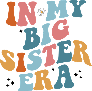 In My Big Sis Era Groovy Toddler T-Shirt