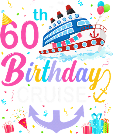 60th Birthday Cruise 60 Years Old Cruising Crew Bday Party Apron