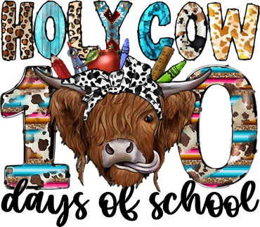 Holy Cow 100 Days Of School Funny Mousepad