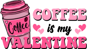 Coffee Is My Valentine Retro Cute Doggie Tank
