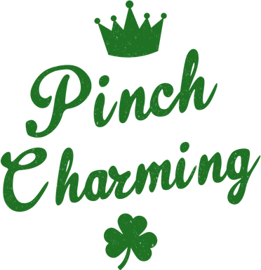 Pinch Charming St Patricks Day Button