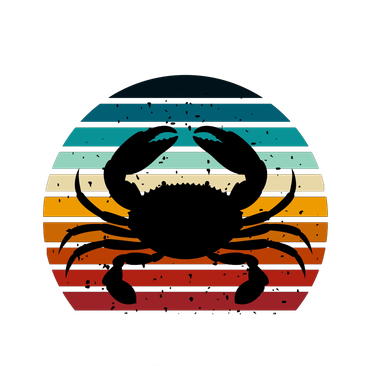Pretend I Am A Crab Retro Funny Button