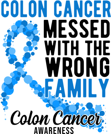Colon Cancer Messed With Wrong Family Colon Cancer Awareness Pajama Set