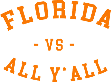 Florida Vs All YAll Represent The Gator State Button