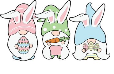 Easter With My Gnomies Cute Spring Toddler Long Sleeve