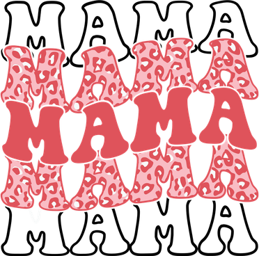 Mama Retro Groovy Cheetah Gift Baby Bodysuit