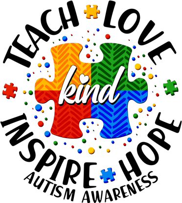 Autism Awareness Be Kind Teach Love Inspire Hope Women's Tank Top