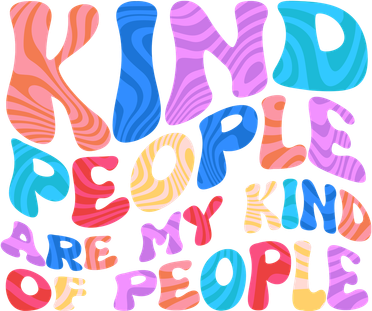 Retro Vintage Kind People Are My Kind Of People Toddler T-Shirt