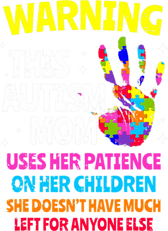 Warning This Autism Mom Patience Awareness Toddler T-Shirt