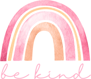 Be Kind Pink Rainbow Cute Gift Women's Hoodie