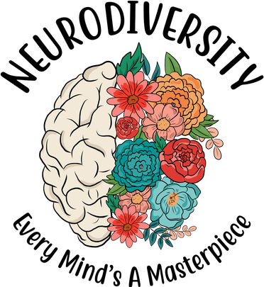 Neurodiversity Every Minds A Masterpiece Brain Floral Women's Tank Top