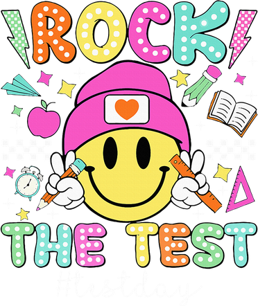 Rock The Test Testing Day Motivational Teachers Students Hoodie