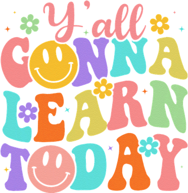 Teacher YAll Gonna Learn Today First Day Of School Teachers Women's V-Neck T-Shirt